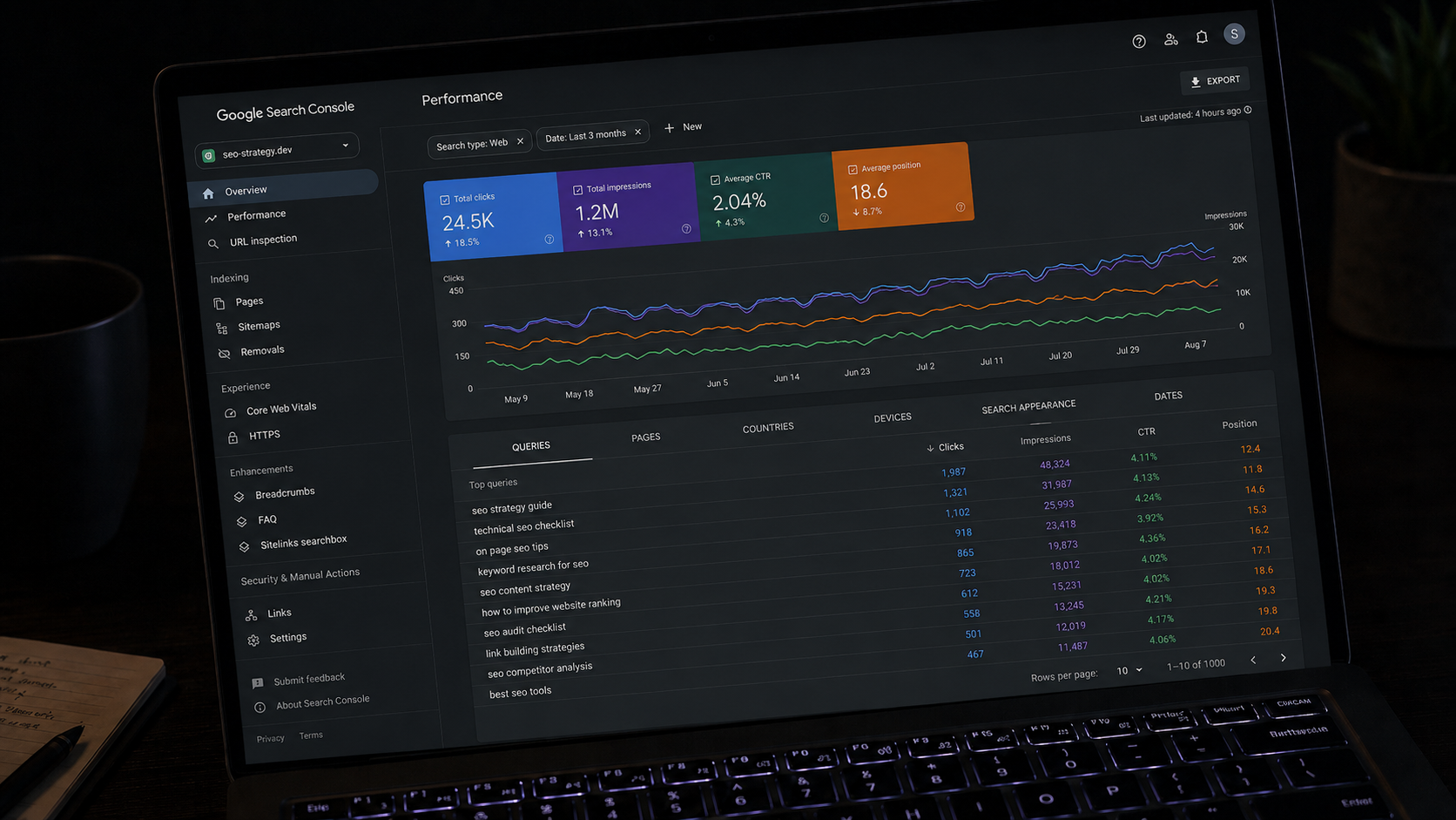 Estrategia SEO por Pera y Manzanas