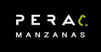 logo blanco pera y manzanas